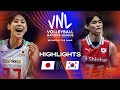 🇯🇵 JPN vs. 🇰🇷 KOR - Highlights Week 2 | Women's VNL 2023