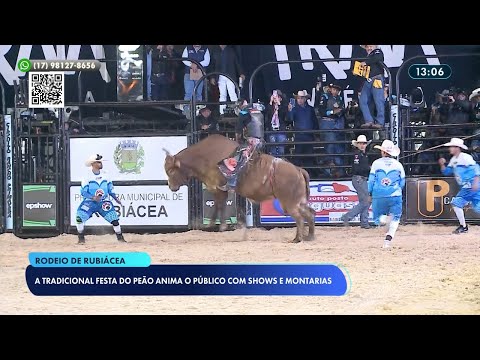 Rodeio de Rubiácea atrai público com shows e montarias