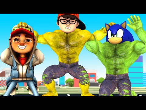 Poor Nick become Hero Nick Vs Sonic and Zombie Jake - Scary Teacher 3D funny Story