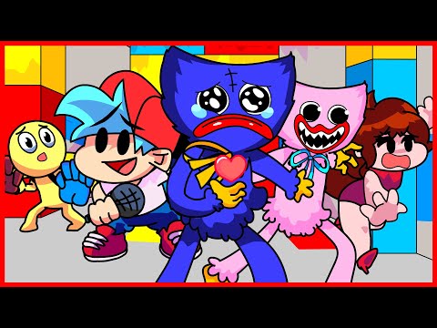 HUGGY WUGGY VS FRIDAY NIGHT FUNKIN ANIMATION COMPILATION #11