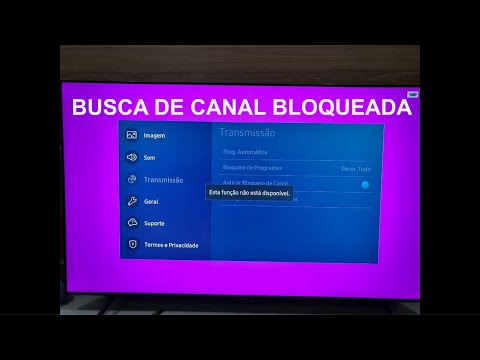 Samsung Smart TV Crystal (transmissão, ESTA FUNÇÃO NÃO ESTÁ DISPONÍVEL) resolvido