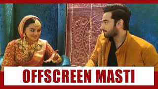 On Location BTS of Ishq Mein Marjawan 2: Off screen masti of Vishal Vashishth and Helly Shah