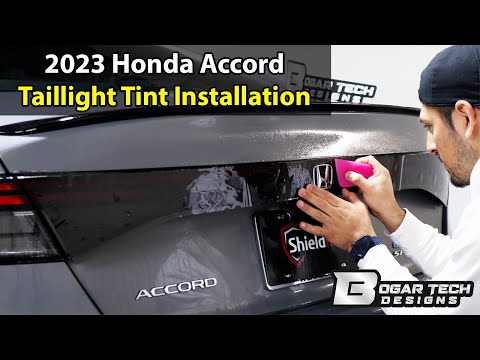 Honda Accord 2023-2025 Taillight Tint Installation