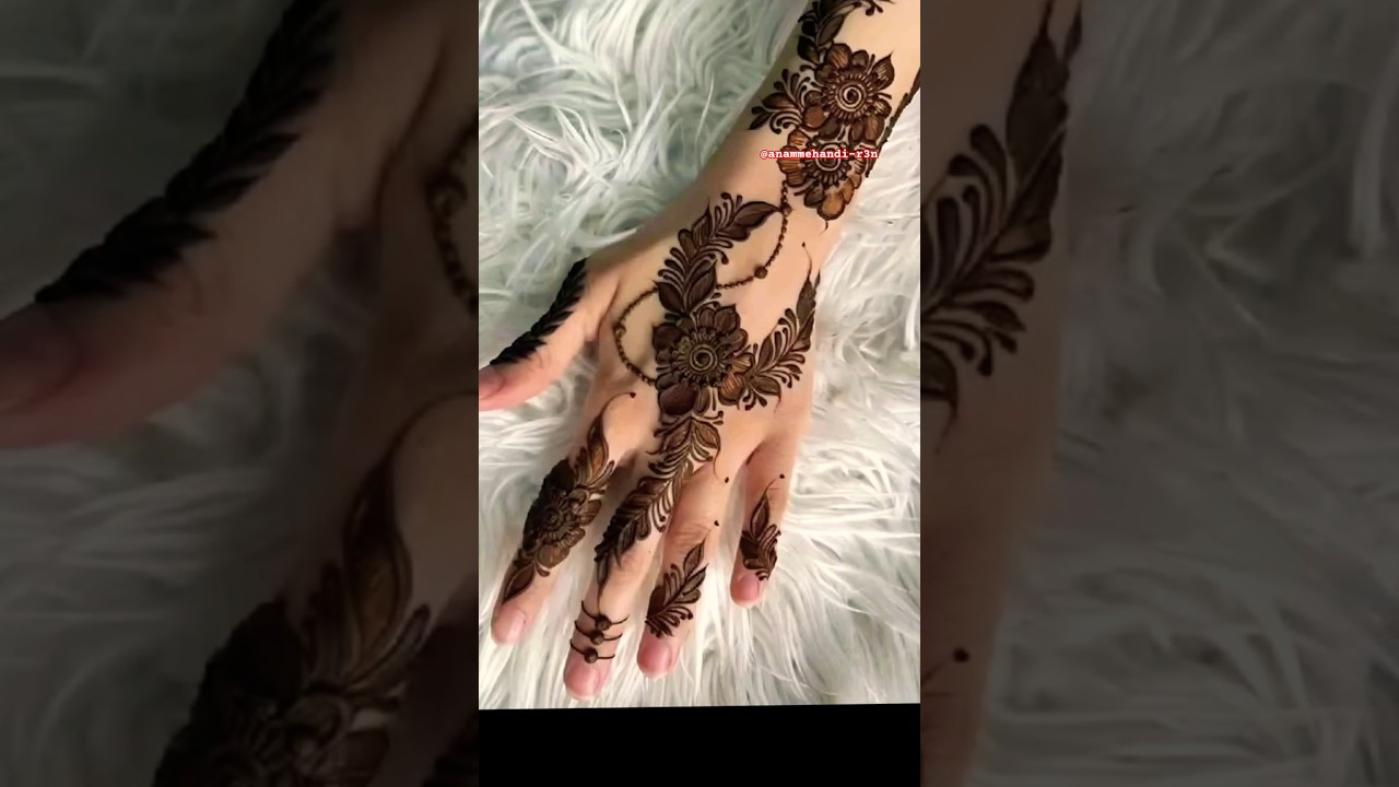 🌿New trending mehandidesign best beautiful henadesign💗#beautifulmehndi #trendingshorts #trendinghena