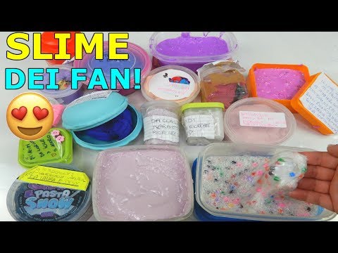 SLIME REGALATI DAI FAN! APRO SLIME FATTI DA VOI Iolanda Sweets