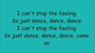 Can&#39;t stop the feeling - Justin Timberlake - lyrics