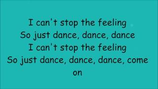 Can&#39;t stop the feeling - Justin Timberlake - lyrics