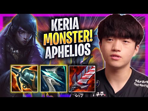 KERIA IS A MONSTER WITH APHELIOS! - T1 Keria Plays Aphelios ADC vs Ashe! | Season 2023