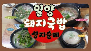 밀양 돼지국밥 추천맛집 베스트5 _ 밀양 최고의 돼지국밥집은? 프로국밥러의 밀양돼지국밥집 순위^^ : 초동맛집, 인삼돼지국밥, 동부식육식당, 단골집, 제일식당