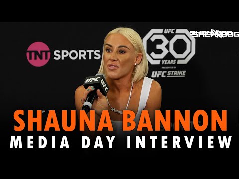Shauna Bannon Talks about Being Supported by Conor McGregor | UFC London Media Day