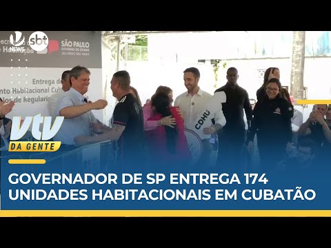 ENTREGA | Governador de São Paulo entrega unidades habitacionais em Cubatão | VTV da Gente