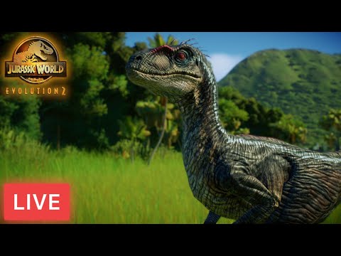 SITE B DINOSAUR FACILITY | Jurassic World Evolution 2 Gameplay Live