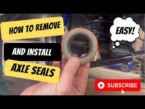 How to Remove and Install Axle Seals #nonamenationals #axle #ford #howto