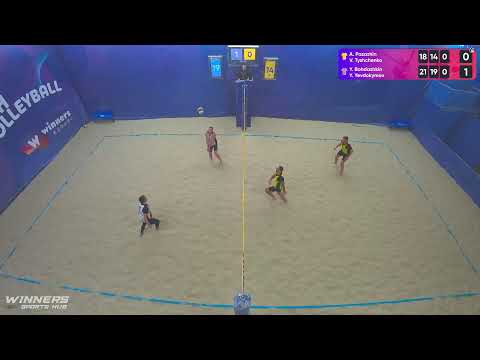 14:35 A. Pasazhin/V. Tyshchenko - Y. Bohdashkin /Y. Yevdokymov 27.10.2022 | Winners Beach Volleyball