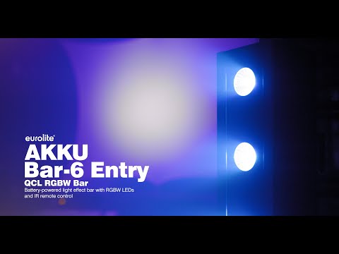 EUROLITE AKKU Bar-6 Entry QCL RGBW Leiste