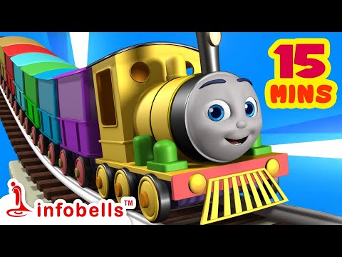 Railu Railu, Chuku Chuku Railu - Train songs | Telugu Rhymes for Children | Infobells #trainsongs