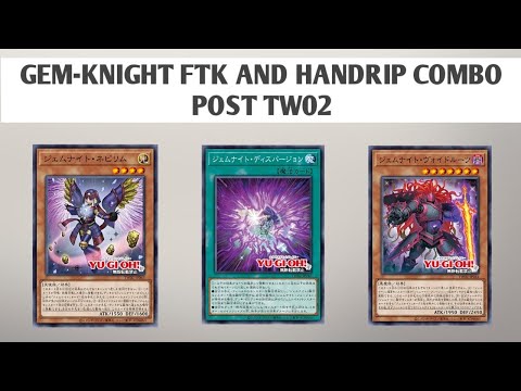 Gem-Knight FTK and Handrip Combo Post TW02 Yu-Gi-Oh! Edopro by Arslan