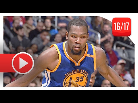 Kevin Durant Full Highlights vs Clippers (2017.02.02) - 26 Pts, 10 Ast, 8 Reb, BEAST!