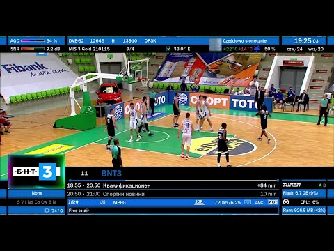 Tsmoki Minsk - Neptunas na kanale (FTA) BNT3 Bułgaria (24.09.2020)