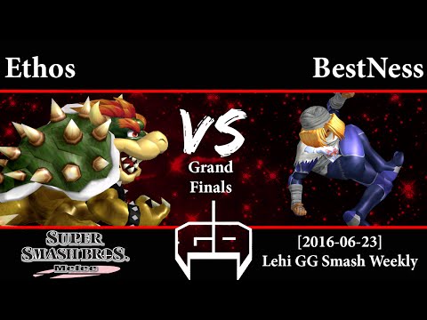 [2016-06-23] Melee - Ethos (Bowser, Pichu, Fox) vs BestNess (Sheik) GF