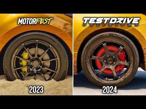 Test Drive Unlimited Solar Crown vs The Crew Motorfest | Graphics, Physics and Details Comparison