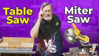 Table Saw VS Miter Saw From 50 Years of Experience