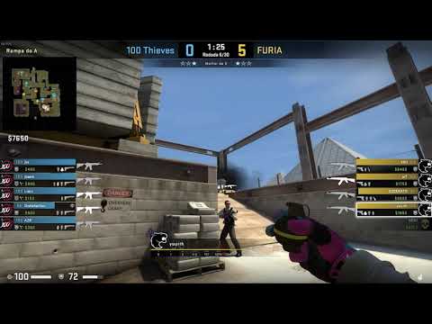 Pov yuurih (19/11) CS GO DEMO - VERTIGO - 16 FURIA VS 4 100THIEVES (IEM New York 18/10/2020)