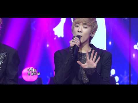 HD inkigayo 110911 Teen Top - Touching The Back Of Our Hands