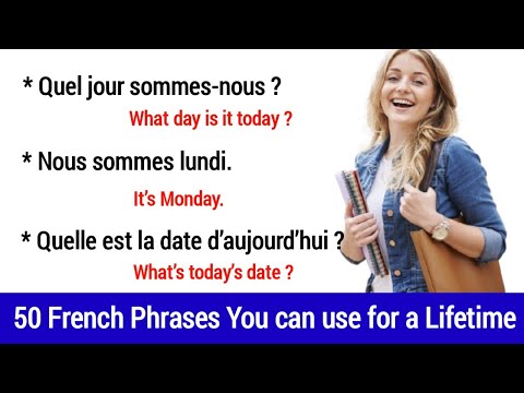 50 French Phrases for Beginners you can use for a lifetime | Speak French | French Conversations 🔥.