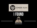 Amber Run • I Found (CC) 🎤 [Karaoke] [Instrumental Lyrics]