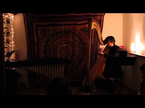 Für Elise on the harp - Josh Layne performs live