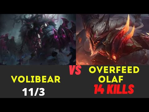 volibear vs olaf jungle league of legends gameplay