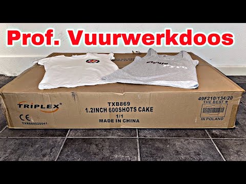 ONS DIKSTE VUURWERKBLOK OOIT!🔥 TXB869 : Triplex : 1.2” 600 Shots cake : 83 kg : vuurwerkdoos