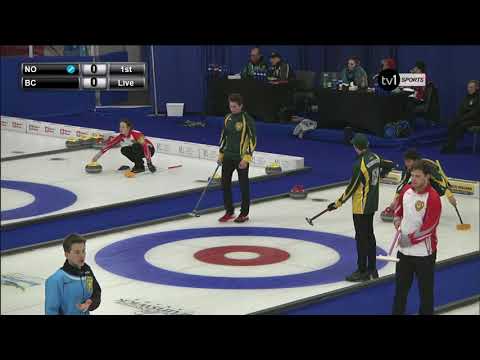 2018 U-18 Curling Championship - Northern Ontario vs. BC