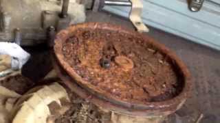 how to remove a pulley/Franks tranny in!