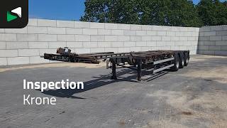 Semi-remorque porte-conteneurs Krone SD 3 axles Multi 45ft à vendre - Image 4 | Autoline LU Semi-remorque porte-conteneurs Krone SD 3 axles Multi 45ft | Image 4 - Autoline