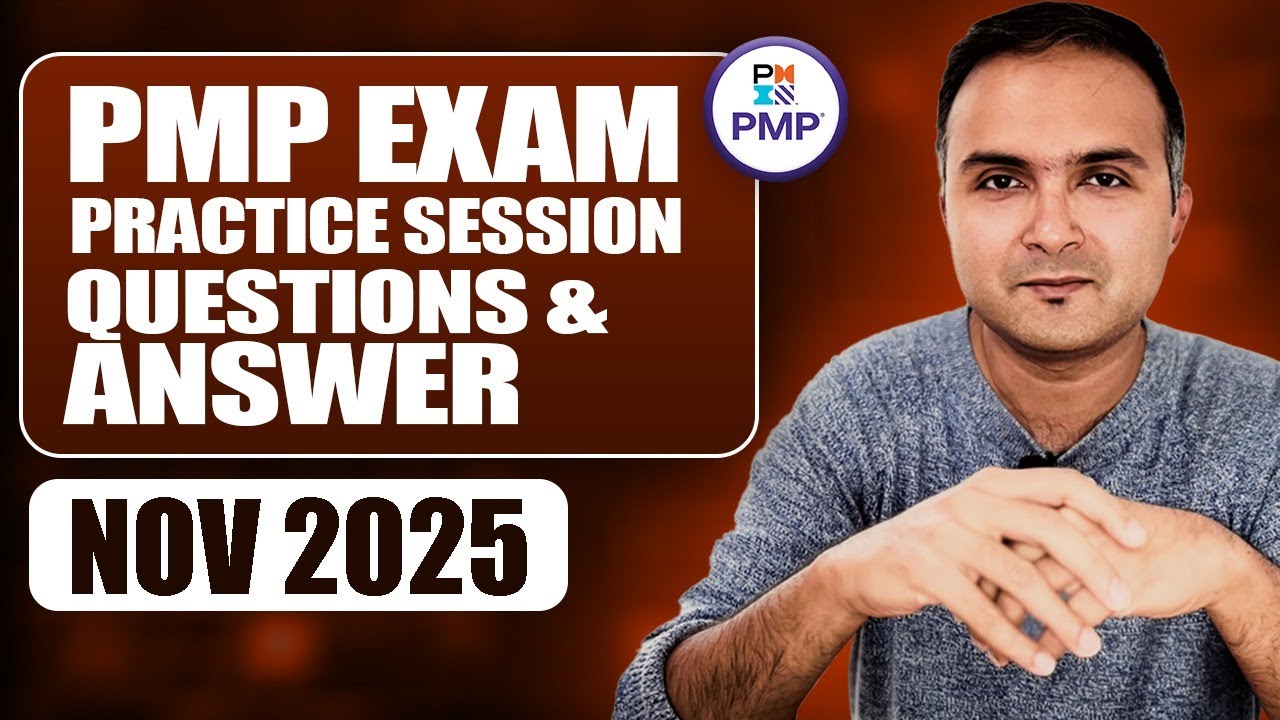 PMP Exam Practice Questions (Nov) 2025 | PMPwithRay