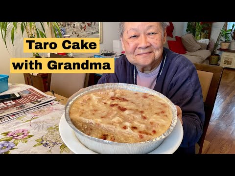 My Grandma's TARO CAKE Homestyle version