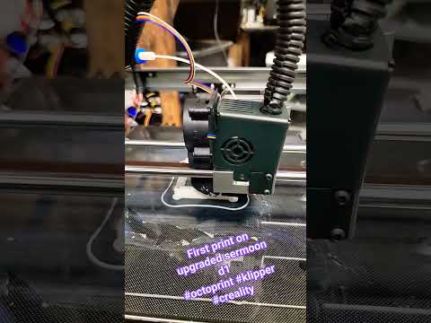 I upgraded Creality Sermoon D1 with Klipper X Octoprint #octoprint #klipper #creality #raspberrypi