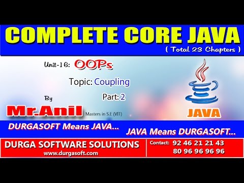 Core Java Oops Coupling Part 2