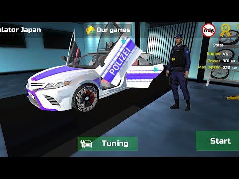 police modified in Car simulator Japan - Android Gameplay