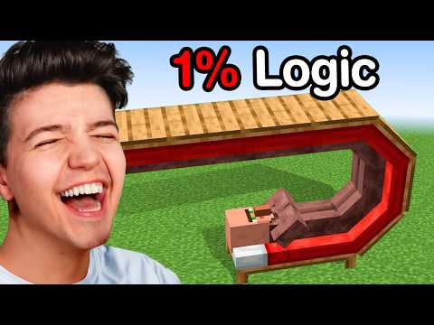 Insane Minecraft on 1% Logic with PrestonPlayz