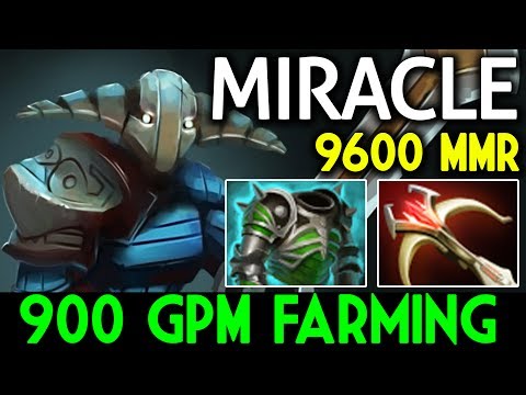 OMG 9k Farming 900 GPM Sven by Miracle- 7.06 Dota 2