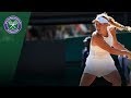 Caroline Wozniacki v Anett Kontaveit highlights - Wimbledon 2017 third round