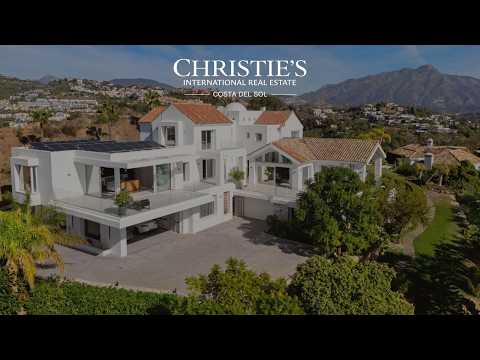 Spacious contemporary villa with guest house in a private hillside setting, Puerto del Almendro, Benahavís