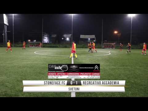 Stoneface Fc vs Recreativo Acc  - 1 GIORNATA TROFEO 2017 OVER30 SERIE A -  INTEGRALE