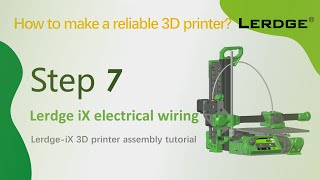 【V2.0】Build a 3D printer Step 7 | Lerdge-iX complete wiring, 3D printer projects assembly tutorials