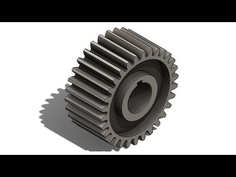 image-How do you make gear in SolidWorks?