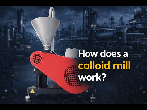 GlobeCore Colloid Mill working principle