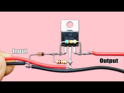 Simple Mosfet Voltage Regulator Circuit With Z44